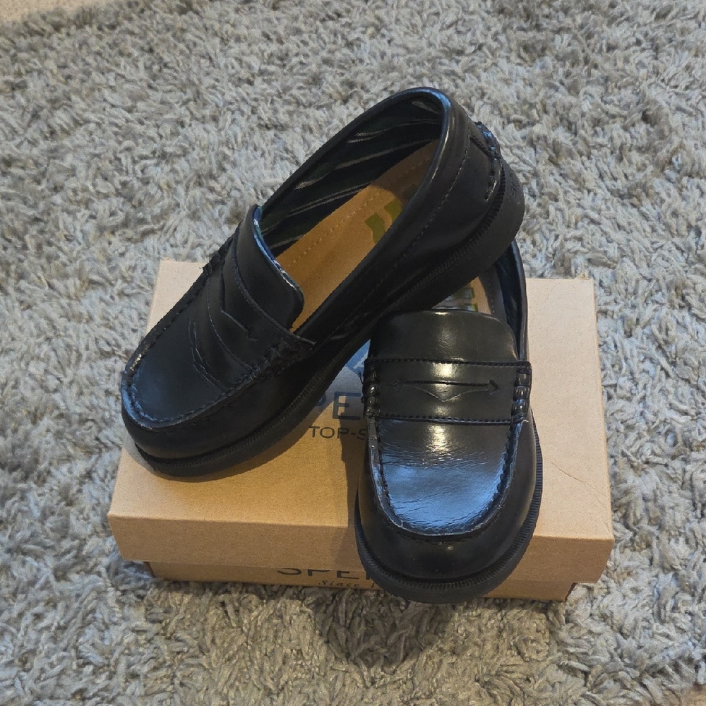 Sperry Kids Black Dress Shoes